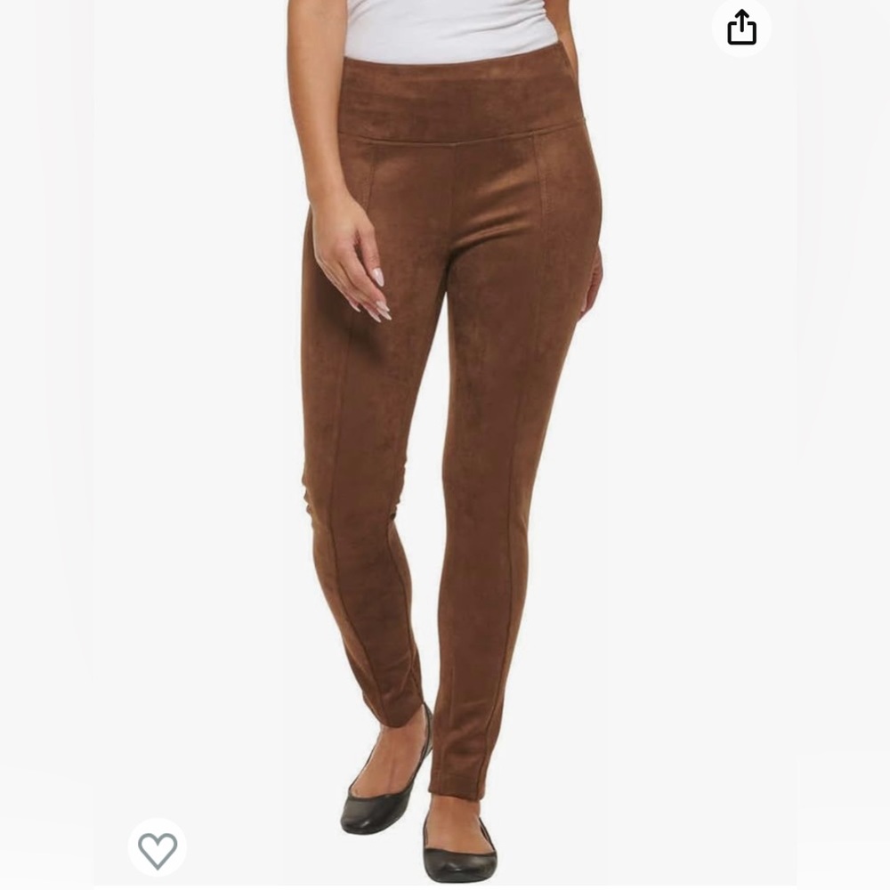 Andrew Marc Brown Suede Pants